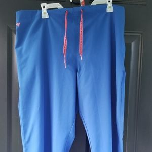Med Couture XL royal blue scrub Pants